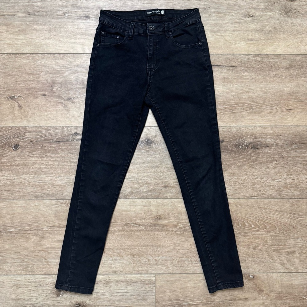 NWOT MONKEY RIDE JEANS Black Skinny Jeans Junior’s Size 1
